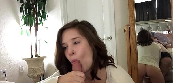  Teen Blowjob ends with Cum in Mouth